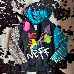 Vintage 2010s Neff Colorful Print Skater Jacket Medium